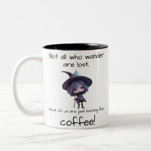 Taza Bicolor No todos los que deambulan están perdidos,