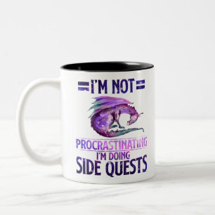 Taza Bicolor No voy a retrasar que estoy haciendo misiones para