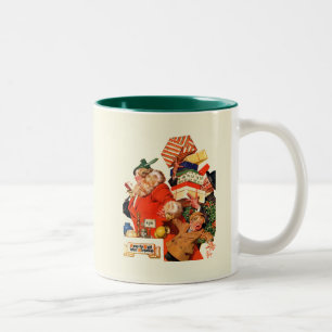 Taza Bicolor Noche antes del navidad