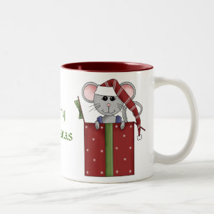 Taza Bicolor Noche de amargura antes del ratón Navidades