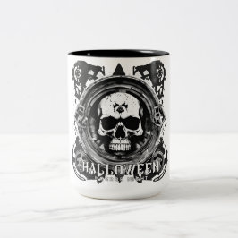 Taza Bicolor Noche de horror de Halloween