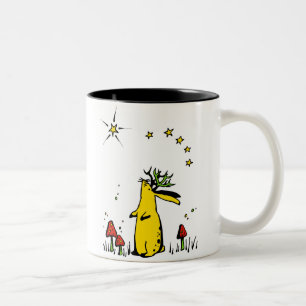 Taza Bicolor Noche de Jackalope