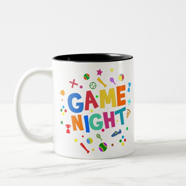 TAZA BICOLOR NOCHE DE JUEGO (Izquierda)