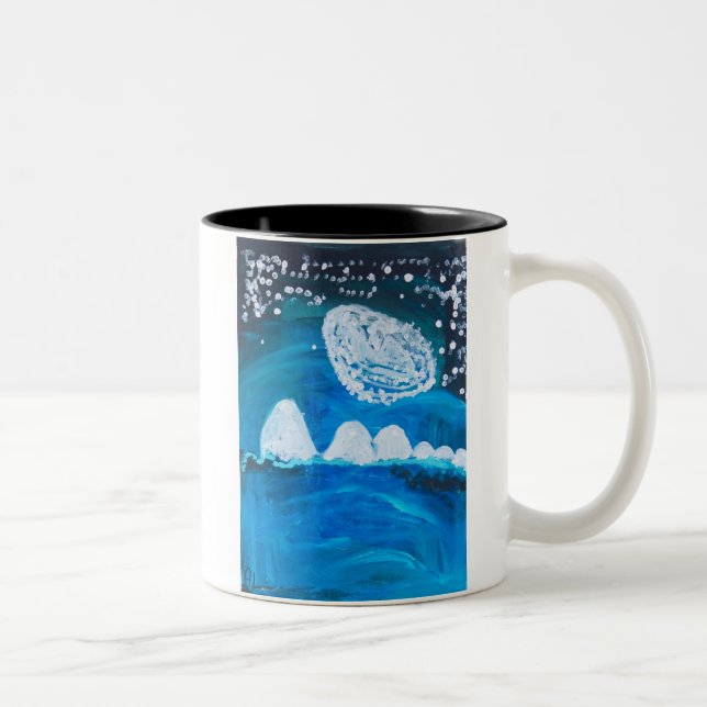 Taza Bicolor Noche de nieve (Derecha)
