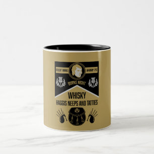 Taza Bicolor Noche de quemaduras escocesa