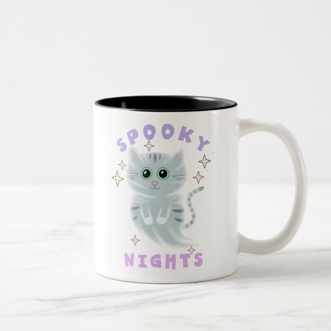 TAZA BICOLOR NOCHES ESPANTOSAS (Derecha)