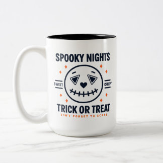 Taza Bicolor Noches Espeluznantes Truco o Trato Halloween