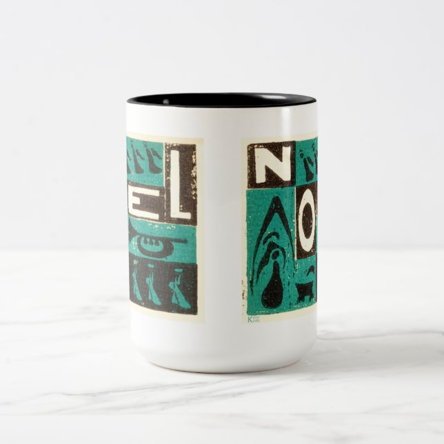 Taza Bicolor Noel Green (Centro)