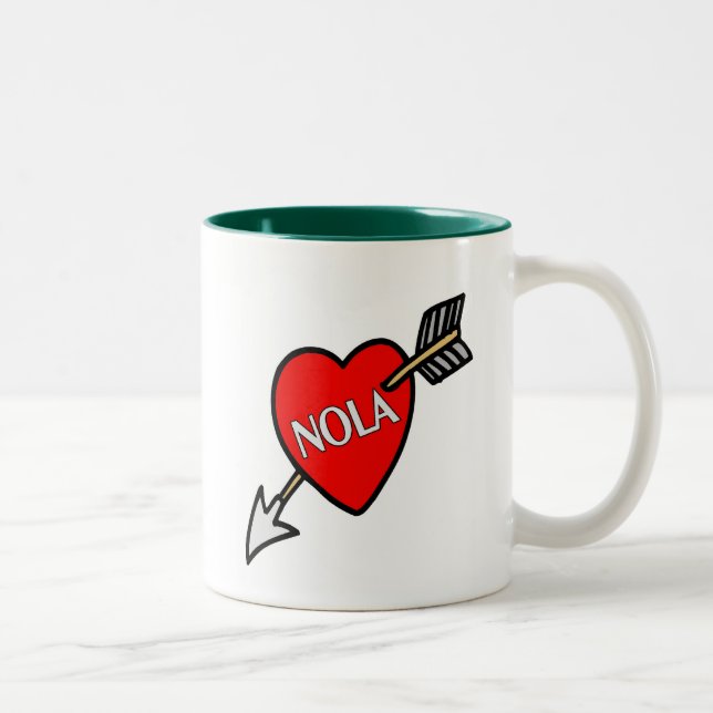 Taza Bicolor NOLa Heart (Derecha)