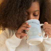 Nombra Azul Pastel De Belleza Moderna Y Nombre De 