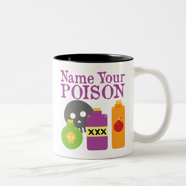 Taza Bicolor Nombrar tu veneno (Derecha)