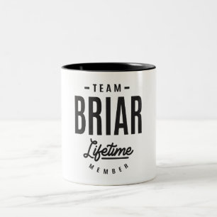 Taza Bicolor Nombre Briar Personalizado