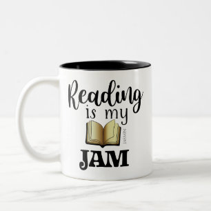Taza Bicolor Nombre de Amante de Libros: Leer es Mi Pasión