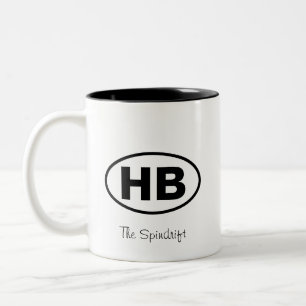 Taza Bicolor Nombre de la cabaña Higgins Beach Oval