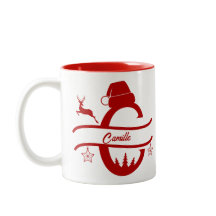 Nombre de letra Santa Hat | Monograma | Personaliz