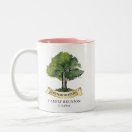 Taza Bicolor Nombre de mantenimiento del árbol de la unión fami