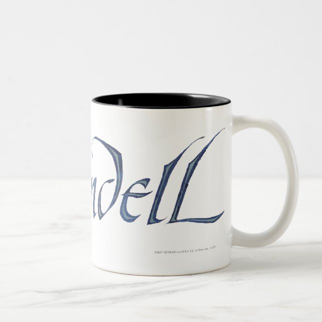 Taza Bicolor Nombre de Rivendell texturizado (Derecha)