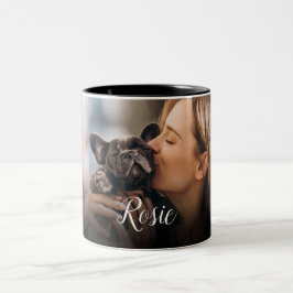 Taza Bicolor Nombre de simple mascota