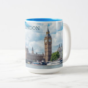 Taza Bicolor Nombre personalizado Londres