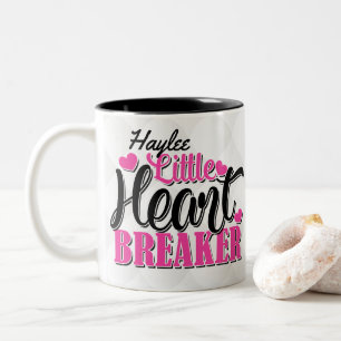 Taza Bicolor NOMBRE Personalizado Pequeño Romántico