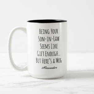 Taza Bicolor Nombre Personalizado Regalo Divertido para el Yern