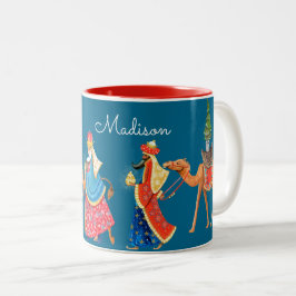 Taza Bicolor Nombre personalizado | Tres KIngs | Mug