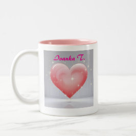 Taza Bicolor Nombre personalizado y foto para regalo