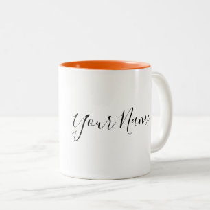 Taza Bicolor Nombre y rasgos del signo Zodiac de Leo Personaliz