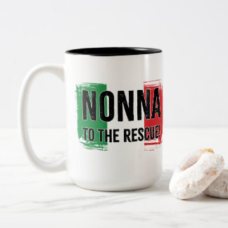 Taza Bicolor Nonna italiana al rescate