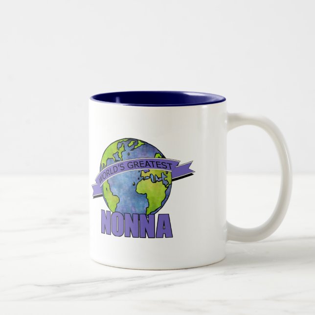 Taza Bicolor Nonna más grande del mundo (Derecha)