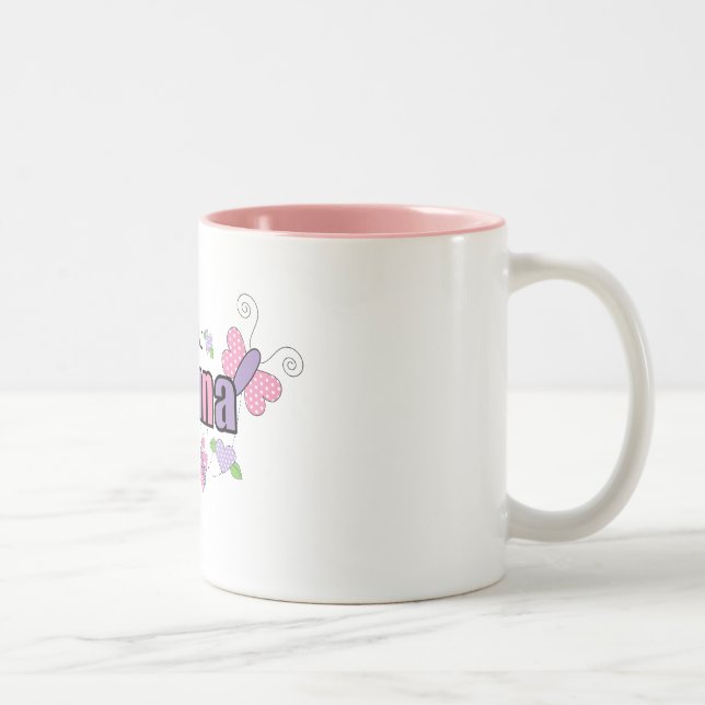 Taza Bicolor Nonna Única En Su Clase (Derecha)