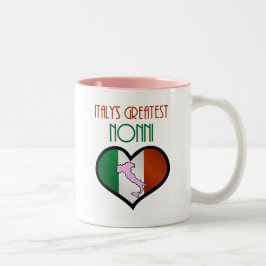 Taza Bicolor Nonni más grande de Italia