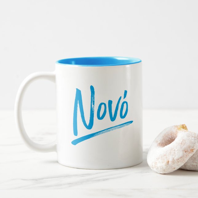 Taza Bicolor Nono Grefather (Con donut)