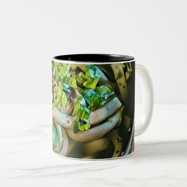 Taza Bicolor Noodle lover design (Anverso derecho)
