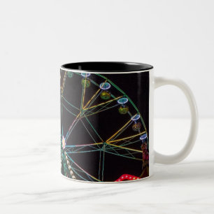 Taza Bicolor Noria de feria de noche