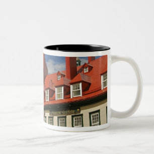 Taza Bicolor Norteamérica, Canadá, Quebec, Antiguo Quebec. 3