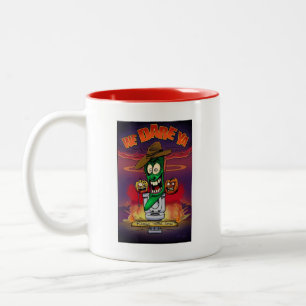 Taza Bicolor Nos atrevemos ya - Café de Novedad con salsa pican