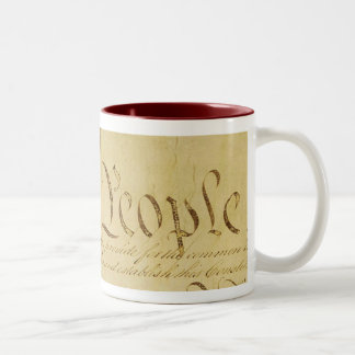 Taza Bicolor Nosotros el pergamino de la original de la gente