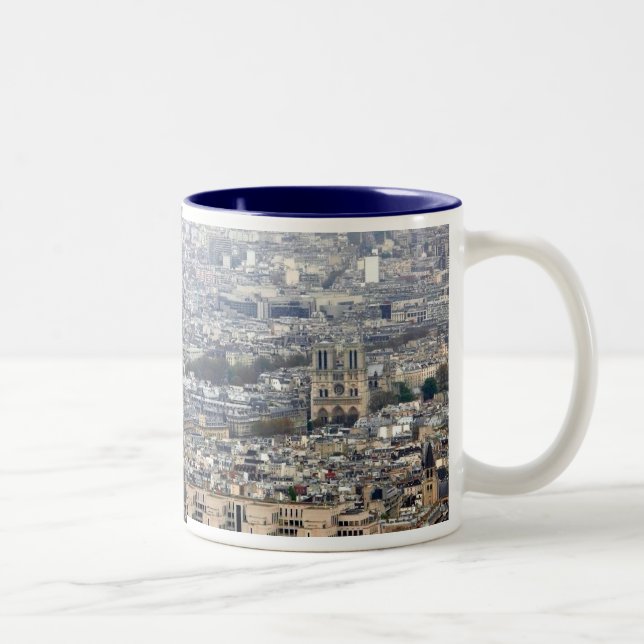 Taza Bicolor Notre Dame Paris Francia (Derecha)