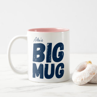 Taza Bicolor Novedad Cute Navy One Enorme Mug Custom Name Jumbo