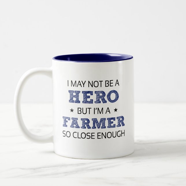 Taza Bicolor Novedad de agricultores (Izquierda)