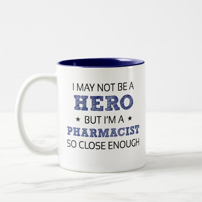 Taza Bicolor Novedad del Humor Farmacéutico (Izquierda)