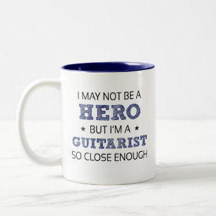 Taza Bicolor Novedad guitarista