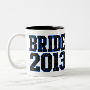 Taza Bicolor Novia 2013