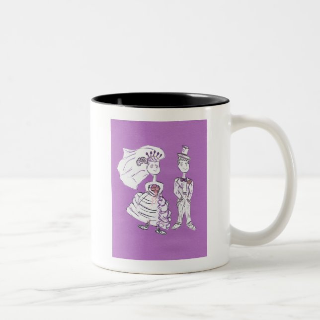 Taza Bicolor Novia y Groom (Derecha)