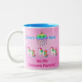 Taza Bicolor Nube Personalizado unicornio cutre a divertida chi