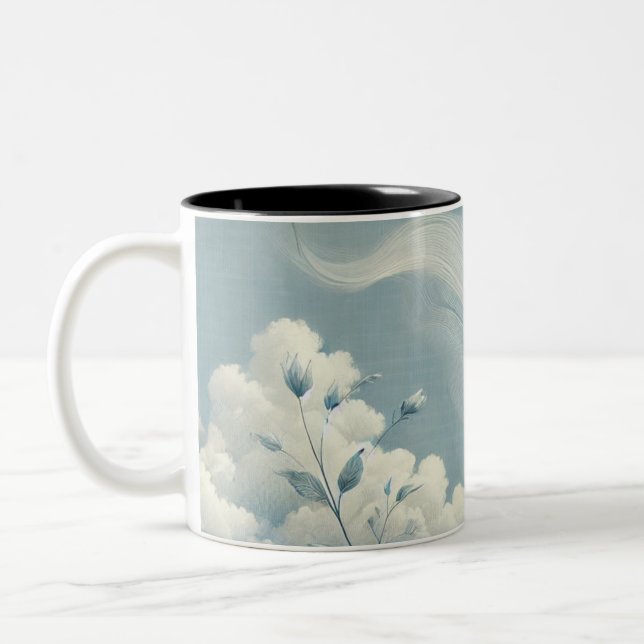 Taza Bicolor Nubes etéreas (Izquierda)