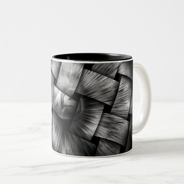 Taza Bicolor Nubes etéreas A-sincrónicas (Anverso derecho)