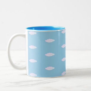 Taza Bicolor Nubes Lindas