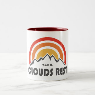 Taza Bicolor Nubes Rest Mountain Yosemite